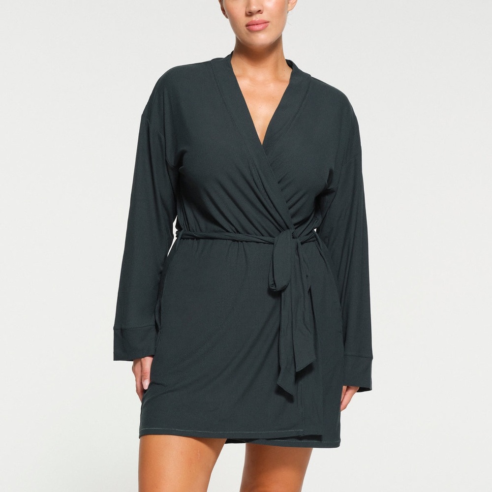 ✨SKIMS SOFT LOUNGE ROBE CYPRESS XL - Picture 3 of 7